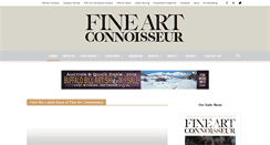 Desktop Screenshot of fineartconnoisseur.com