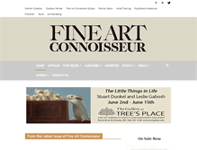 Tablet Screenshot of fineartconnoisseur.com